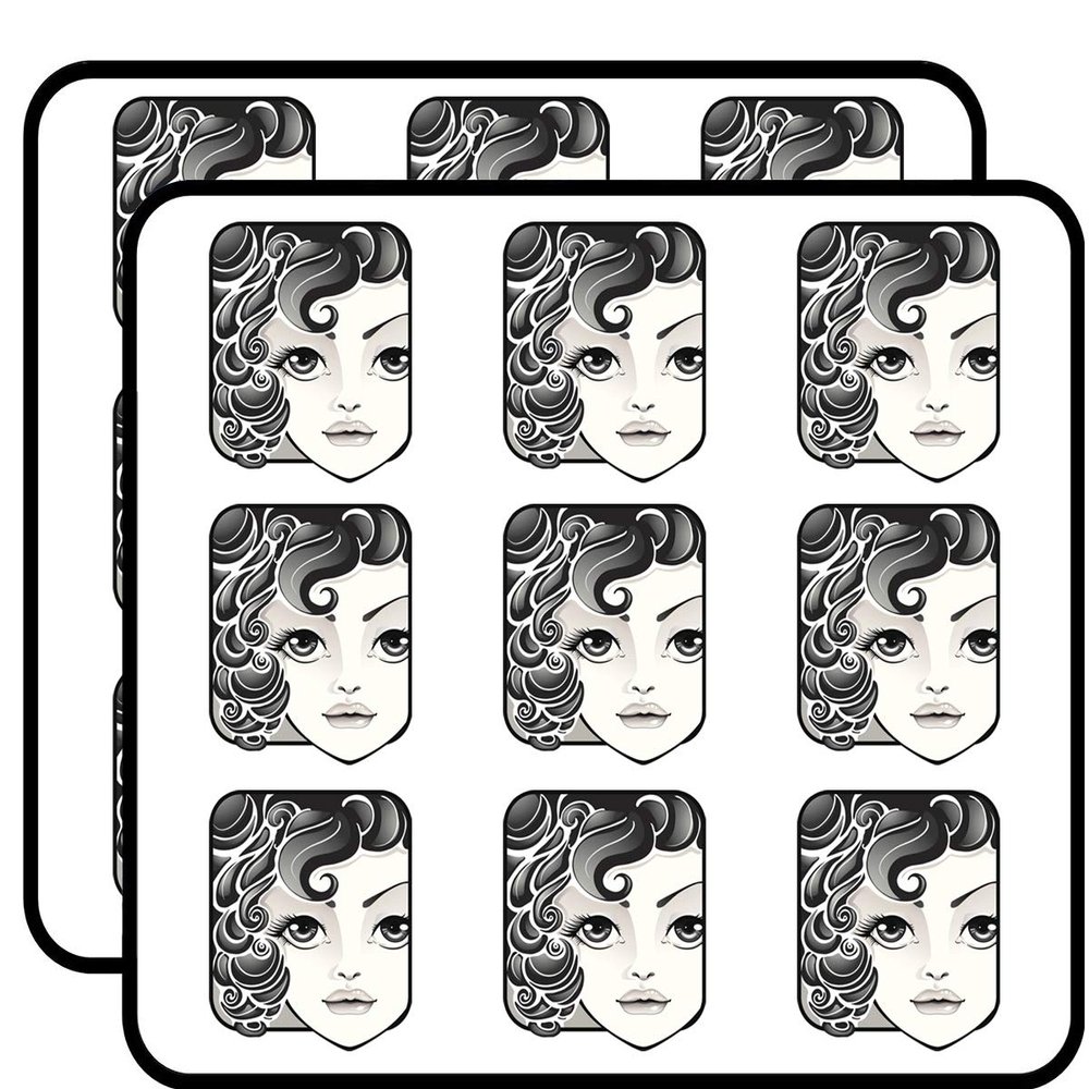 18 Pcs Cute Innocent Anime Little Girl Art Cartoon Icon #3 2" Stickers Decals Laptop Notebook Phone Waterproof Vinyl Trendy