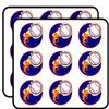 18 Pcs Cool Hot Fire Sports Ball Cartoon Icon - Baseball 2" Stickers Decals Laptop Notebook Phone Waterproof Vinyl Trendy view 1