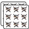 18 Pcs Cool Pretty Helvetic Sword and Shield with Roses Cartoon 2" Stickers Decals Laptop Notebook Phone Waterproof Vinyl Trendy view 1