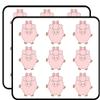 18 Pcs Happy Cute Girly Piggy Pig Cartoon Icon 2" Stickers Decals Laptop Notebook Phone Waterproof Vinyl Trendy view 1