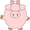 18 Pcs Happy Cute Girly Piggy Pig Cartoon Icon 2" Stickers Decals Laptop Notebook Phone Waterproof Vinyl Trendy view 2