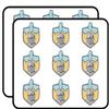 18 Pcs Cool Knight in Armor Shield Cartoon Icon 2" Stickers Decals Laptop Notebook Phone Waterproof Vinyl Trendy view 1