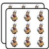 18 Pcs Muscular Uncle SAM Rolling Sleeves UP RED Blue Black Grey White 2" Stickers Decals Laptop Notebook Phone Waterproof Vinyl Trendy view 1