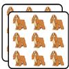 18 Pcs Pretty Cute Traditional Cartoon Puppy Dog - Spaniel 2" Stickers Decals Laptop Notebook Phone Waterproof Vinyl Trendy view 1