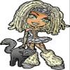 18 Pcs Cute Rave Princess with Dreads and Black Kitty Cat Cartoon 2" Stickers Decals Laptop Notebook Phone Waterproof Vinyl Trendy view 2