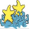 18 Pcs Cute Sea Starfish Ocean Waves Cartoon 2" Stickers Decals Laptop Notebook Phone Waterproof Vinyl Trendy view 2