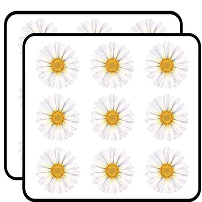18 Pcs Pretty Classic Flower Cartoon Art 2" Stickers Decals Laptop Notebook Phone Waterproof Vinyl Trendy