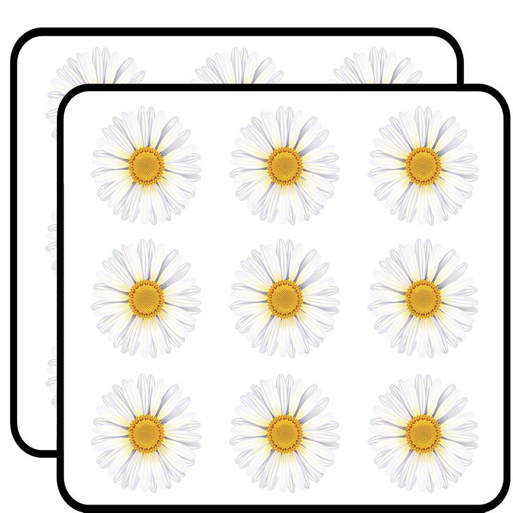 18 Pcs Pretty Classic Flower Cartoon Art 2" Stickers Decals Laptop Notebook Phone Waterproof Vinyl Trendy
