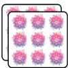 18 Pcs Beautiful Pink Blue Purple Ombre Vintage Hipster Mandala Flower 2" Stickers Decals Laptop Notebook Phone Waterproof Vinyl Trendy view 1