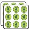 18 Pcs Simple Green St. Patrick's Day Cartoon Icon 2" Stickers Decals Laptop Notebook Phone Waterproof Vinyl Trendy view 1