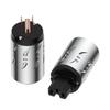 Viborg HiFi Power Plug Set, VM502+VF502 15A 125V AC Mains Plug Aluminum US Plug+IEC C15 Connector, Pure Copper for DIY Premium Power Cables view 1