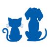 NBFU Dog And Cat Lover Animal (Azure Blue) (Set Of 2) Premium Waterproof Vinyl Decal Stickers For Laptop Phone Accessory Helmet Car Window Bumper Mug Tuber Cup Door Wall Decoration view 1