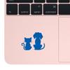 NBFU Dog And Cat Lover Animal (Azure Blue) (Set Of 2) Premium Waterproof Vinyl Decal Stickers For Laptop Phone Accessory Helmet Car Window Bumper Mug Tuber Cup Door Wall Decoration view 3