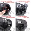 Alvins Cables DR E6 DC Coupler Dummy Battery to Dual USB Power Adapter Cable LP E6 Replacement for Canon EOS 5DS R 5D Mark II 5D Mark III 5D Mark  6D 60D 60Da 7D Mark II 70D 80D Fully Decoded view 3