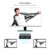 Bewinner VGA Switcher, 2-In-1-Out 2 PC to 1 Monitor VGA Switch Box Support VGA/XVGA/SVGA/UXGA/Multi-sync Display, Splitter VGA Adapter Resolution up to 1920x1440 for Computer PC Laptop Desktop view 3