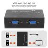 Bewinner VGA Switcher, 2-In-1-Out 2 PC to 1 Monitor VGA Switch Box Support VGA/XVGA/SVGA/UXGA/Multi-sync Display, Splitter VGA Adapter Resolution up to 1920x1440 for Computer PC Laptop Desktop view 4