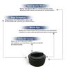 Replacement Part For Bissell Vacuum Inner & Outer Filter for Fit Model 23T7, 23T74, 23T77, 23T7E, 23T7F, 23T7G, 23T7K, 23T7P, 23T7Q, 23T7T, 23T7U, 23T7W, 23T7Y # compare to part 2037593 view 3
