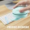 Desktop Vacuum Cleaner USB Charging with Vacuum Nozzle Cleaning Brush, Detachable Design & Portable Mini Table Dust Vaccum Cleaner, Clean Dust, Crumbs, Piano, Computer, Car Etc(Light Green) view 3