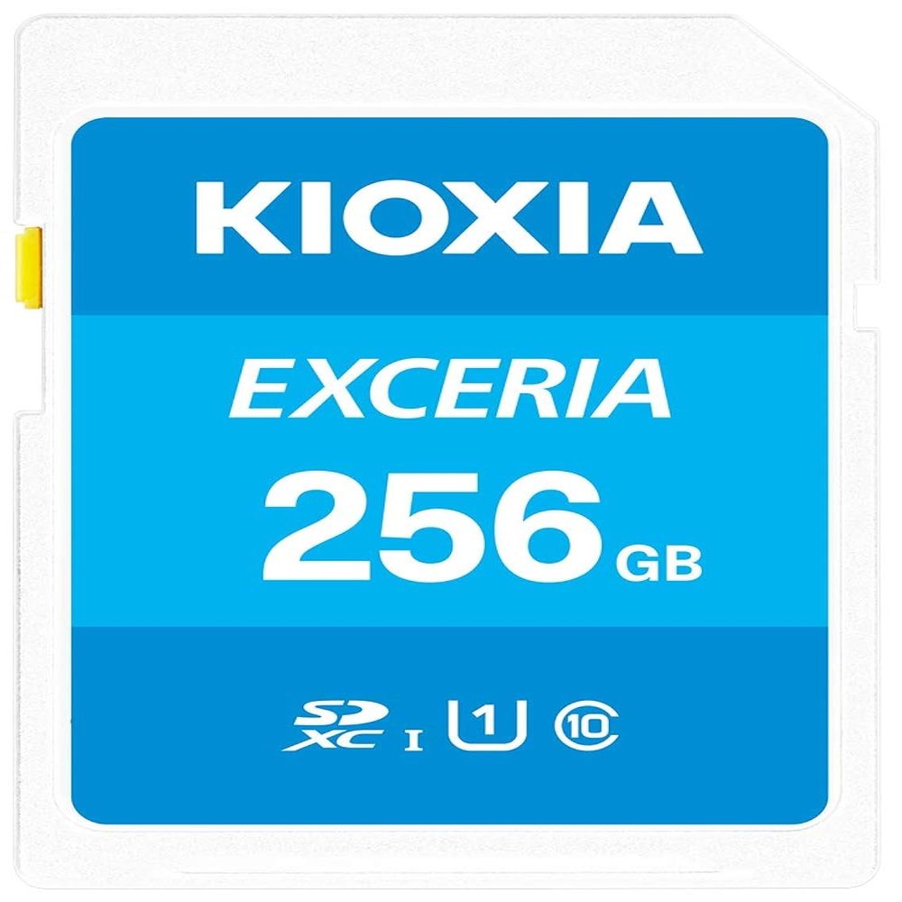 Kioxia 256GB Exceria SD Memory Card SDXC UHS-I U1 Class 10 Read 100MB/s LNEX1L256GG4