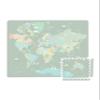 FloorPops FP3594 Around The World Interlocking Floor Tiles, Green view 1