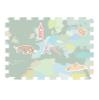 FloorPops FP3594 Around The World Interlocking Floor Tiles, Green view 2