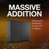 Seagate Expansion Desktop 16TB External Hard Drive HDD - USB 3.0 for PC & Laptop - 1-Year Rescue Service (STEB16000402), Black view 3