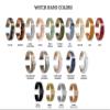 1302 16mm Nude / Rose Gold Women's Leather Watch Band, Tool-Free Interchangeable, Fits Most Watches view 2