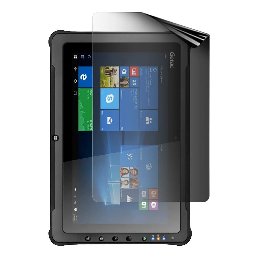 celicious Privacy 2-Way Portrait Anti-Spy Filter Screen Protector Film Compatible with Getac F110 (1st Gen)