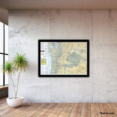FAA Chart: VFR Sectional Seattle SSEA (Current Edition). Art Print Quality, Suitable for Framing. Current Edition Printed on Demand. Ships Rolled - Not Folded.