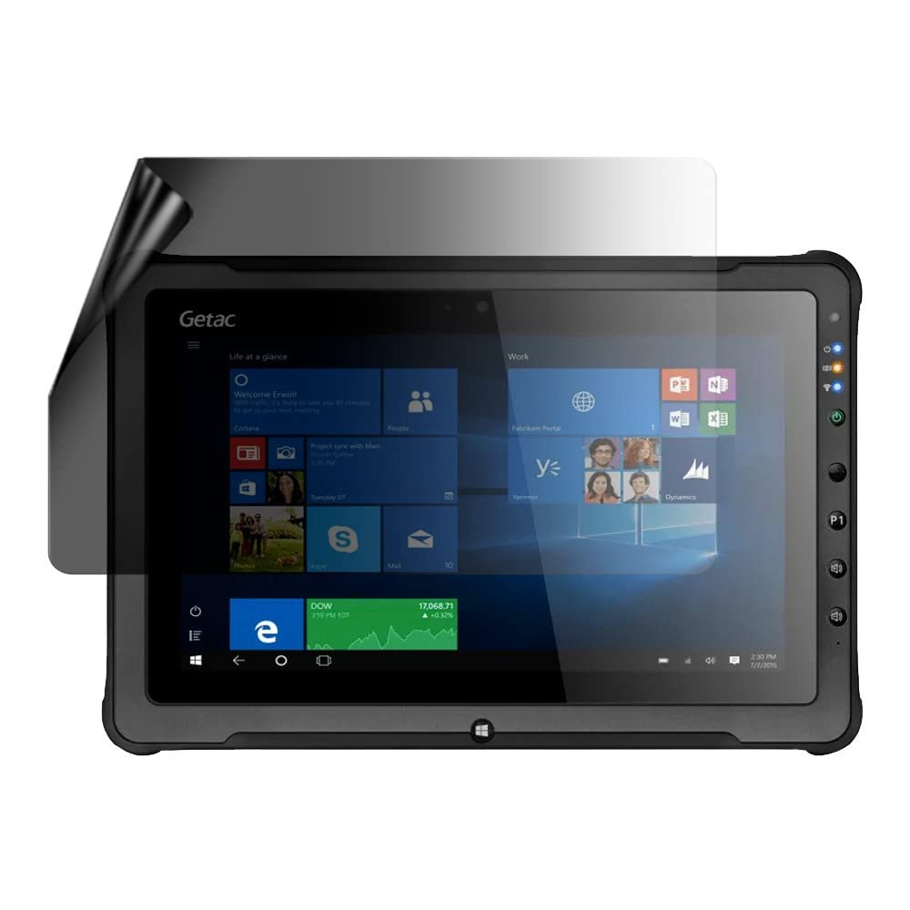 celicious Privacy Lite 2-Way Anti-Glare Anti-Spy Filter Screen Protector Film Compatible with Getac F110 (1st Gen)