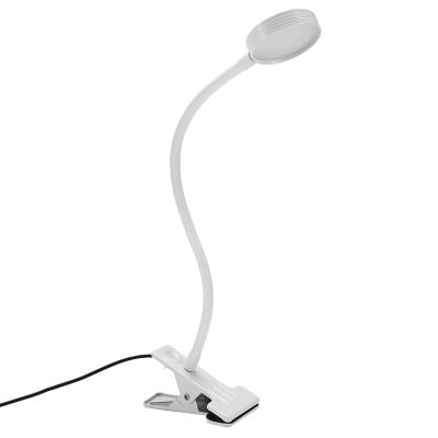 ANGGREK 2Colors New Portable Permanent Makeup Eyebrow Tattooing Reading Desk USB Eye-Care Book Light Bed Lamp(Sliver)