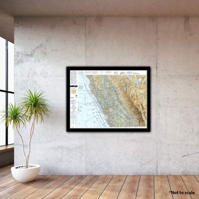 FAA Chart: VFR Sectional SAN Francisco SSF (Current Edition). Art Print Quality, Suitable for Framing. Current Edition Printed on Demand. Ships Rolled - Not Folded.