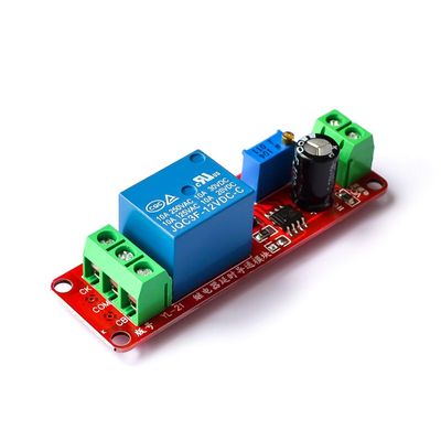 10PCS/LOT 12 V delay Conduction delay Switch Relay Module Robot Intelligent car 1-10 s delay