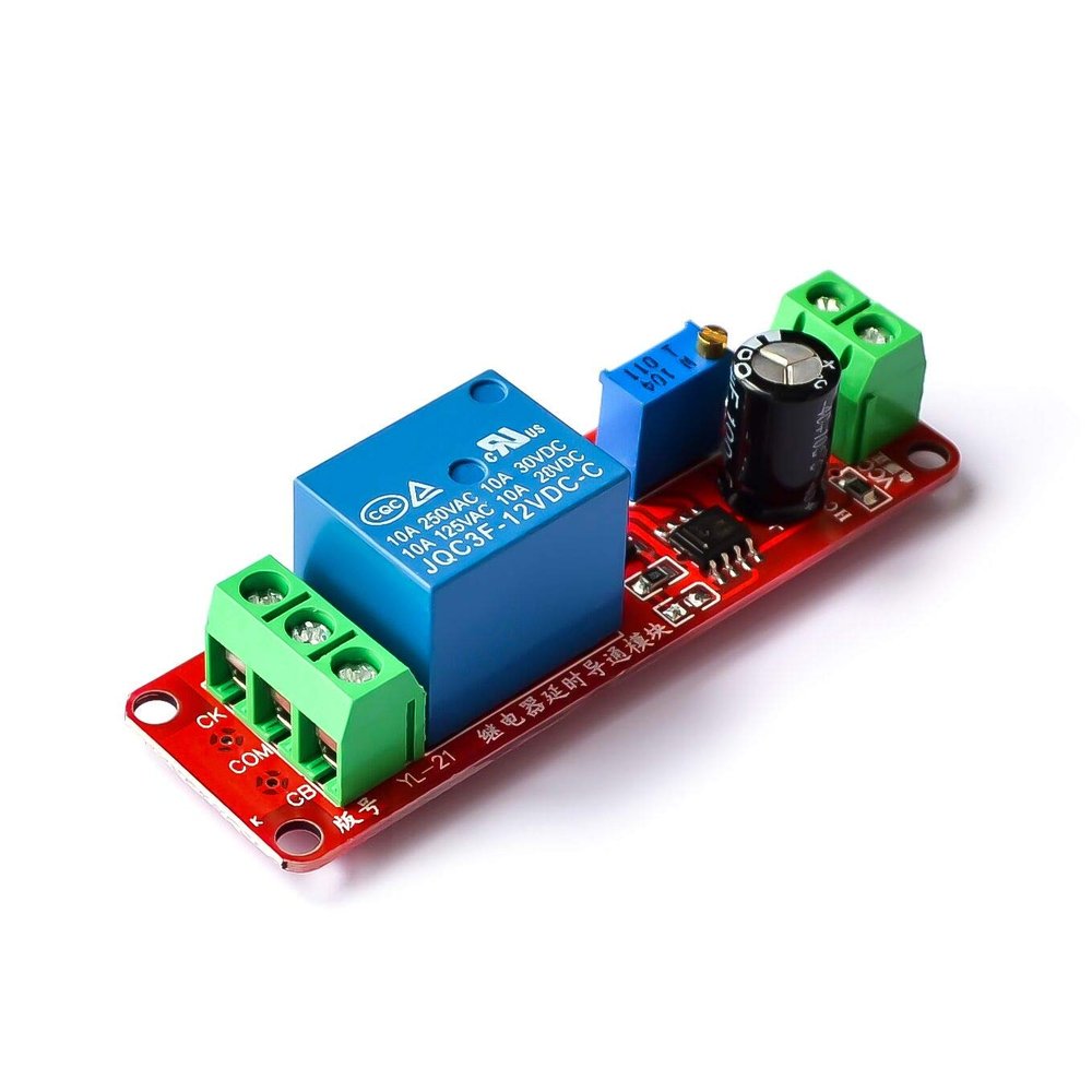 10PCS/LOT 12 V delay Conduction delay Switch Relay Module Robot Intelligent car 1-10 s delay