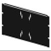 RMMB193UBK3 - Mounting Bracket, 19 Monitor, Steel, 483 mm, 133 mm, 19 Rack Mount Monitors, 19, 5.22 (Pack of 2) (RMMB193UBK3) view 1