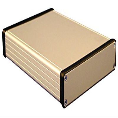 1455R1601 - Metal Enclosure, 1455 Series, Extruded, Metal End Panels, Small, Extruded Aluminium, 30.5 mm (Pack of 2) (1455R1601)
