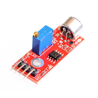 4pcs KY-037 New 4pin Voice Sound Detection Sensor Module Microphone Transmitter Smart Robot Car for arduino DIY Kit