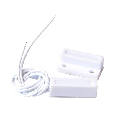 10SETS/LOT MC-38 Wired Door Window Sensor Magnetic Switch for Home Alarm System,When Sensor Together,Normally Closed NC