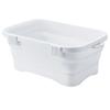 Isetou I-590 Folding Washtub, Kitchen Soft Tab, 1.3 gal (6.6 L), White view 1