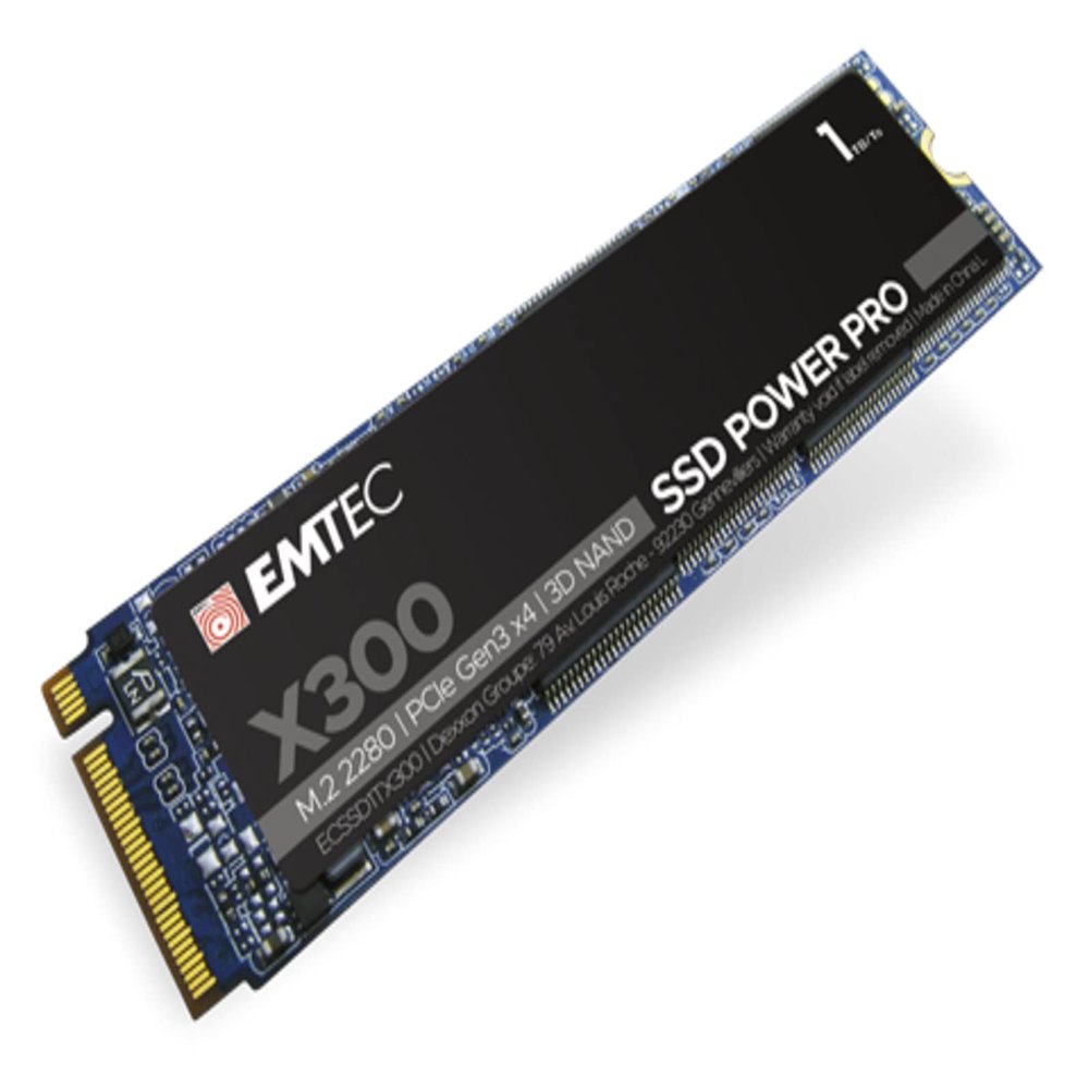 Emtec X300 Power Pro 1TB M.2 2280 PCIe Gen 3.0 x4 Internal Solid State Drive (SSD) - ECSSD1TX300
