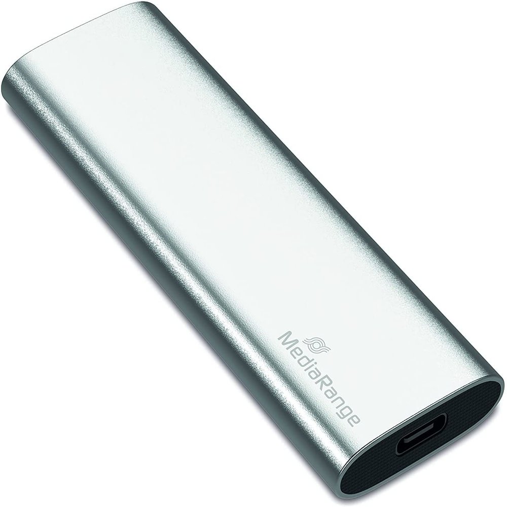 MediaRange External SSD Drive 480 GB - USB Type-C Solid State Drive with 3.2 Gen 2 Flash Technology, Lightning-Fast Data Transfer, Read up to 450 MB/s, Write up to 420 MB/s