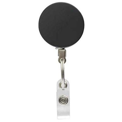 Retractable Reel w Clamp, Silver