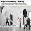 AMBITFUL All Metal C Stand Light Stand with Boom Arm-Photography Light Stand, Max Height 10.5ft/320cm Adjustable Reflector Stand with 4.2ft/128cm Holding Arm + Bag for Studio Monolight, Softbox view 3