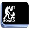 Bigfoot Decal Baby on Board tp 1260 6 inch Sticker Squatch Sasquatch view 1