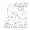 Bigfoot Decal Baby on Board tp 1260 6 inch Sticker Squatch Sasquatch view 2