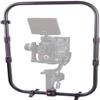 DF DIGITALFOTO Handheld Ring Grip,Dual Handlebar Ring with Gear Adapter Compatible with ZHIYUN Crane 3S Stabilizer/Ronin S Gimbal,Etc view 1