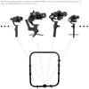 DF DIGITALFOTO Handheld Ring Grip,Dual Handlebar Ring with Gear Adapter Compatible with ZHIYUN Crane 3S Stabilizer/Ronin S Gimbal,Etc view 3
