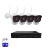 CasaCam VS2004 8-CH Wireless NVR | 4 1296p (2K) Full HD Cameras | Indoor-Outdoor, Dual PIR and VMD Sensors, AC Powered, Free APP, 1TB HDD Installed view 1