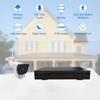 CasaCam VS2004 8-CH Wireless NVR | 4 1296p (2K) Full HD Cameras | Indoor-Outdoor, Dual PIR and VMD Sensors, AC Powered, Free APP, 1TB HDD Installed view 2