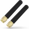 Shopcorp SMA Male Antenna  850-2100/2400 MHz Omnidirectional Antenna with Straight Connector, 2.5 dBi Gain, GSM CDMA WCDMA (2 Pack) view 1